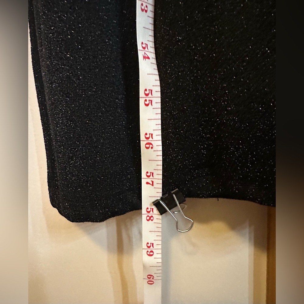 Hello Molly ‘Dear Emilia’ Black Sparkle Maxi, Built-in Cups, NWT, Size XS - Picture 16 of 16